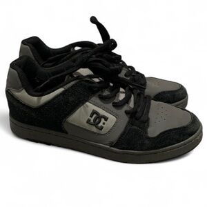 DC Shoes Manteca Gray Black Sneakers